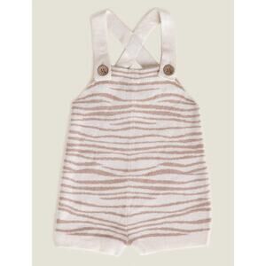 NWT Barefoot Dreams Toddle 2T 3T Animal Print Romper One Piece Soft Cozy Comfy